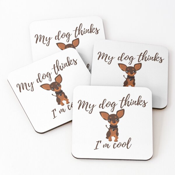 Item preview, my dog thinks i m cool  designed and sold by Tawfiktyson.