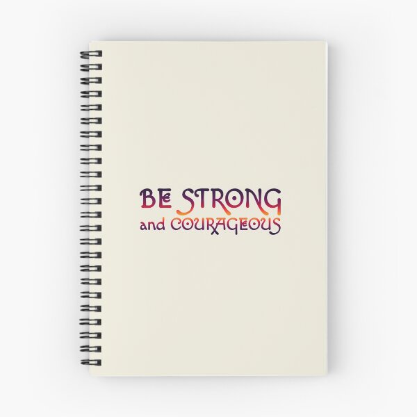 Item preview, Be Strong and Courageous designed and sold by BatemanBranding.