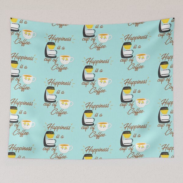Item preview, Happiness is a cup of Coffee designed and sold by KetoLove.