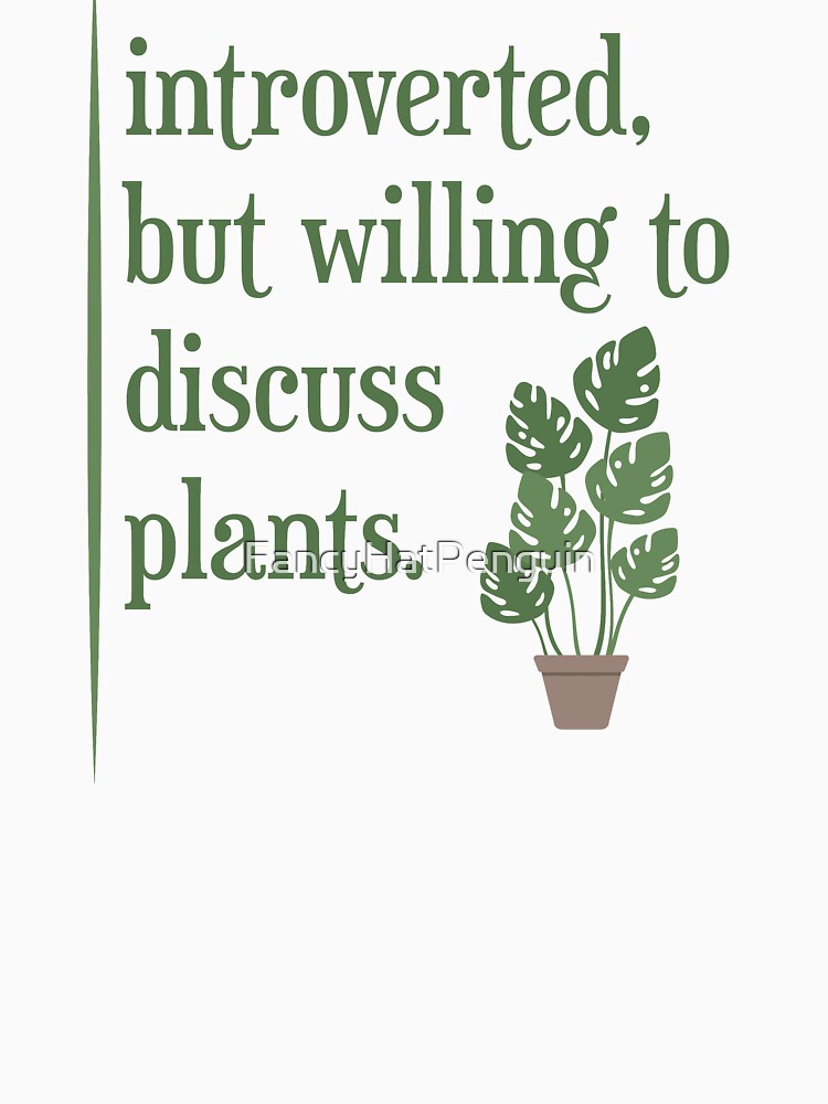 Indoor Plant Introvert Pin | Redbubble