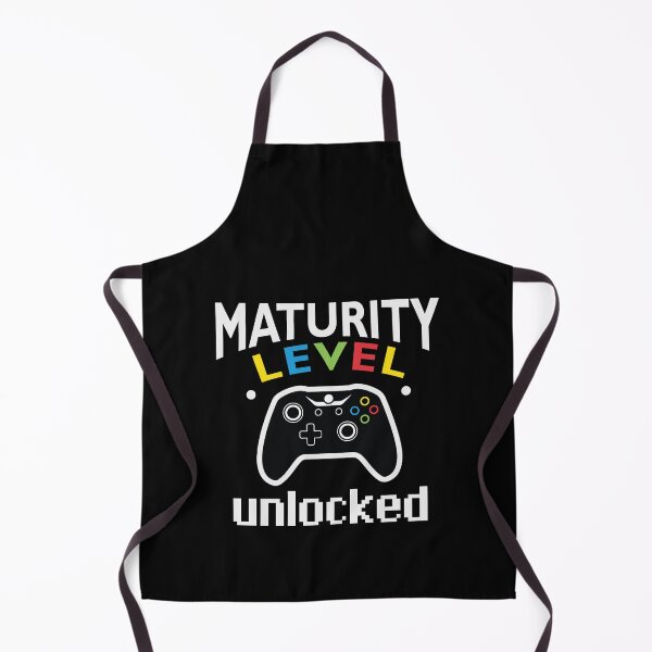 Item preview, Maturity Level Unlocked - Funny Mature Gaming Saying designed and sold by Scratches Tees.