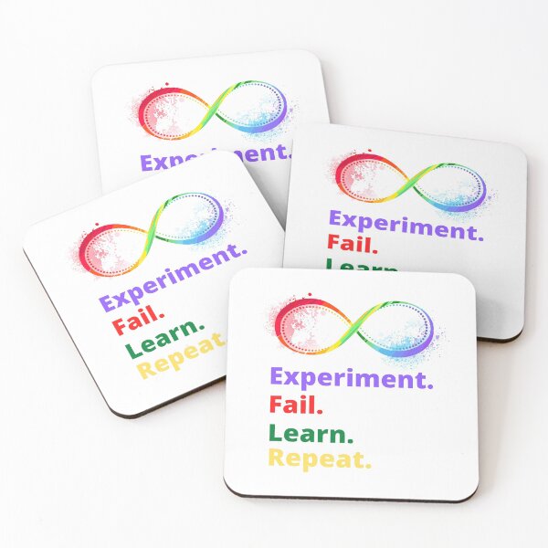 Item preview, Ecperiment. Fail. Learn. Repeat. Motivational and Generational Quote designed and sold by ZEROXCOOL.