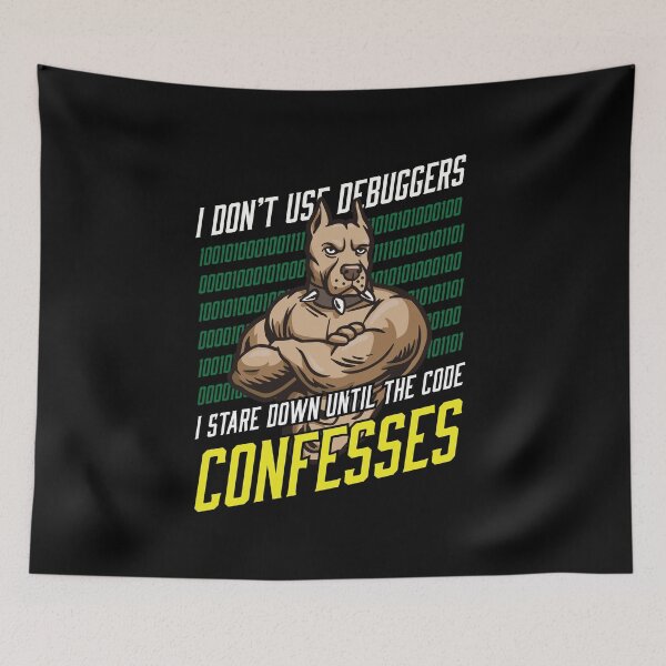 Item preview, Funny Programmer Debugger and Computer Science Coder meme  designed and sold by Rzelemenz.