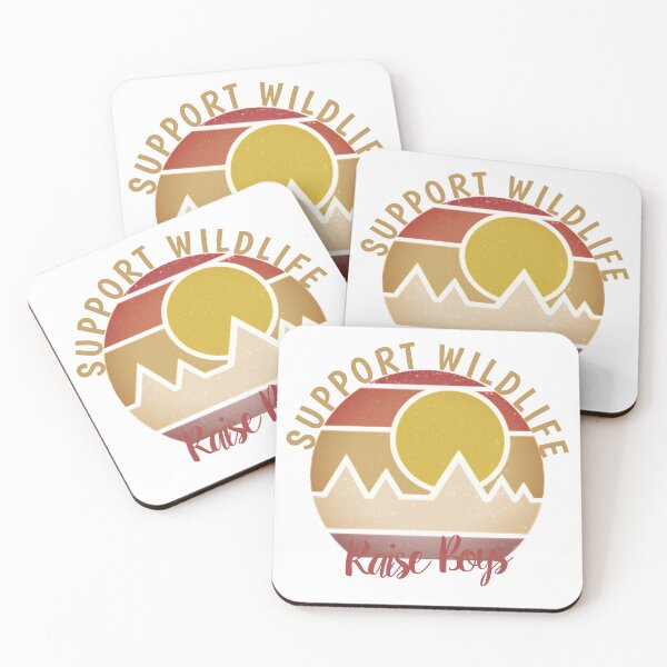 Item preview, Support Wildlife Raise Boys designed and sold by TINASTORESHOPE.