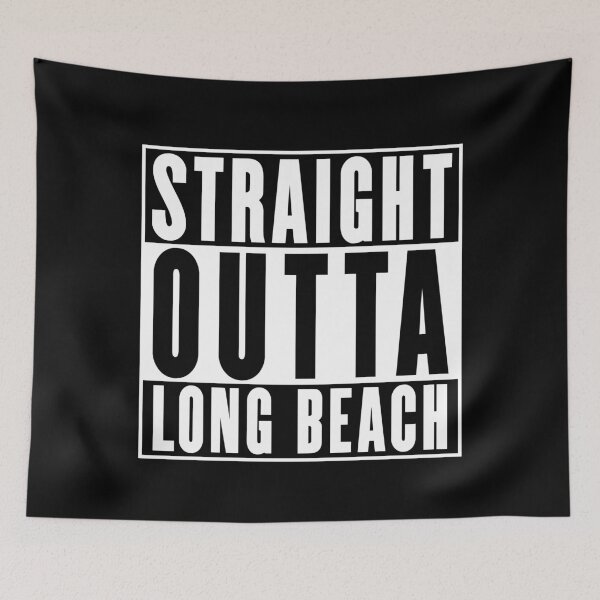 Item preview, Straight Outta Long Beach designed and sold by RandomStuffShop.