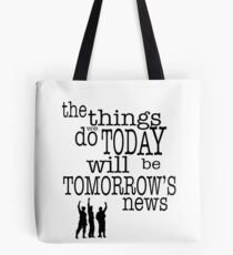 Die Nachrichten von morgen Tote Bag