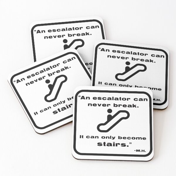 Item preview, Escalator - Mitch Hedberg designed and sold by subculturepress.