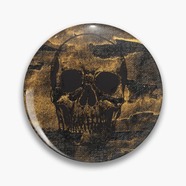 Item preview, Leather Skull Print - Gold designed and sold by pixelstag.