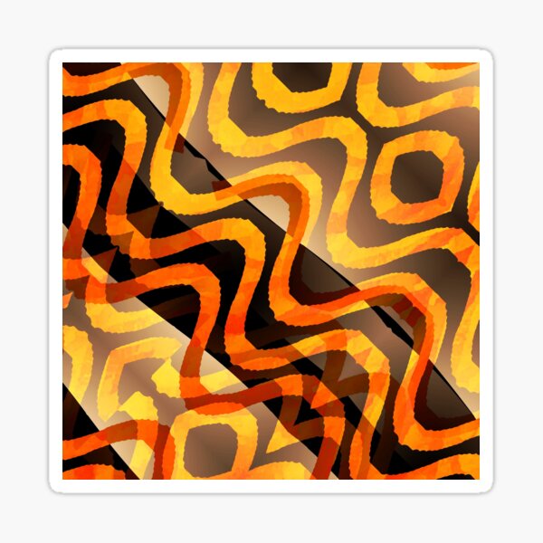 Shimmering Heat Sticker