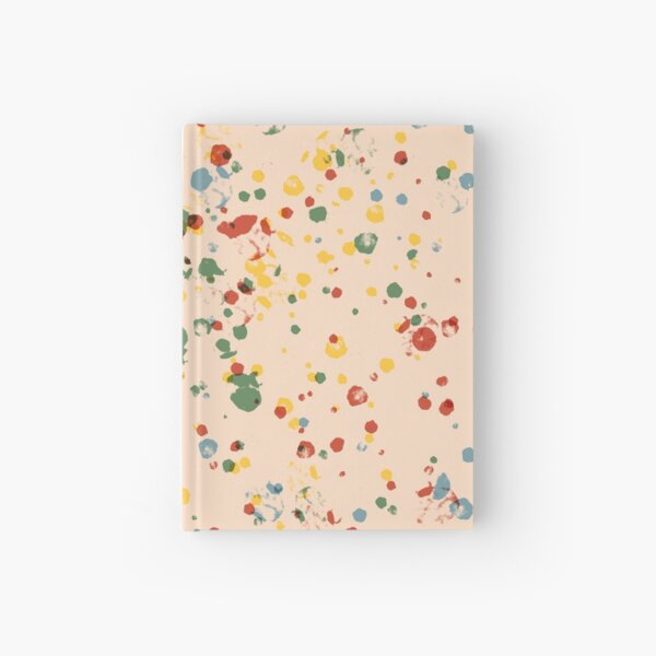 Abstract Splatter Paint Hardcover Journal