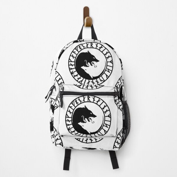 Item preview, Hati and Skoll with Runes designed and sold by Gralok.