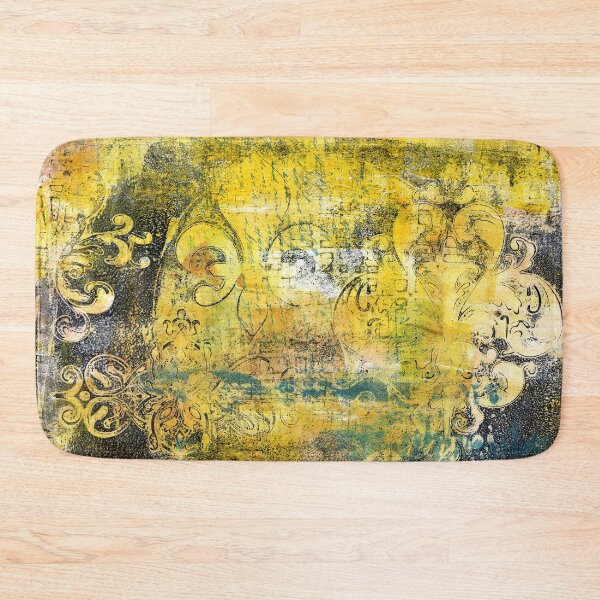 Artikelvorschau, "Grunge Flourish" Gel Print Gemälde entworfen und verkauft von peonypours.
