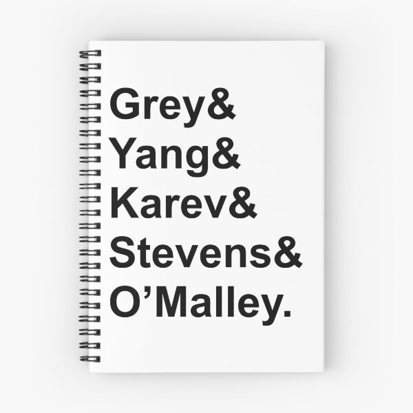 Item preview, Grey's Anatomy Names designed and sold by tuckerdags.