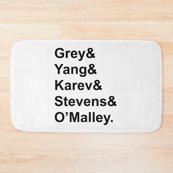 Item preview, Grey's Anatomy Names designed and sold by tuckerdags.