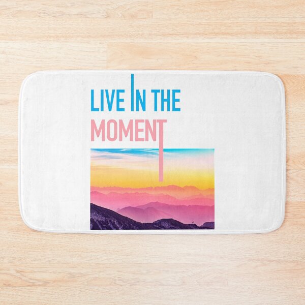 Item preview, Live In The Moment - Soft Pastel Sunset Hiking designed and sold by Cute Designs Shop.