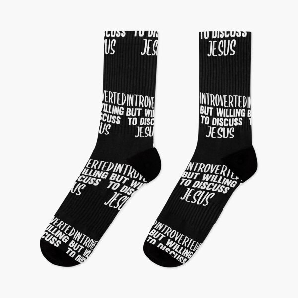 Item preview, Introverted But Willing To Discuss Jesus designed and sold by jacks-tees.