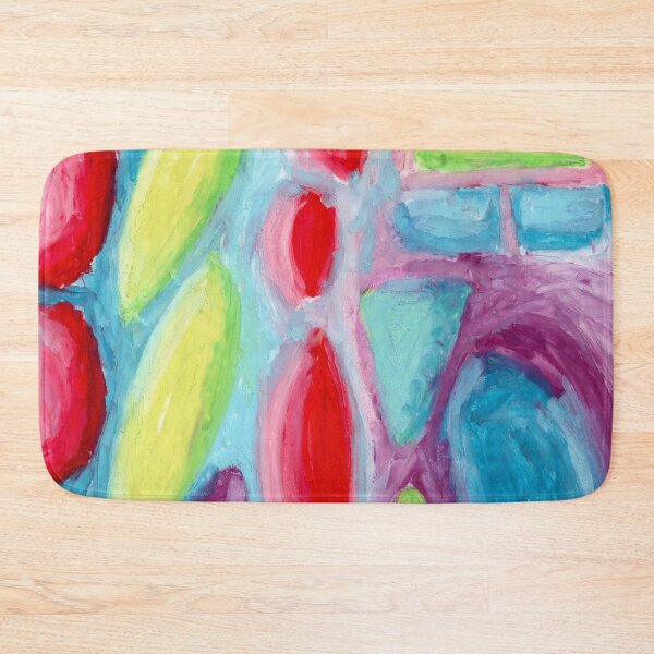 Item preview, Psychedelic Fruitopia - Abstract Oil Pastel Painting No 1 designed and sold by SterreStudio.