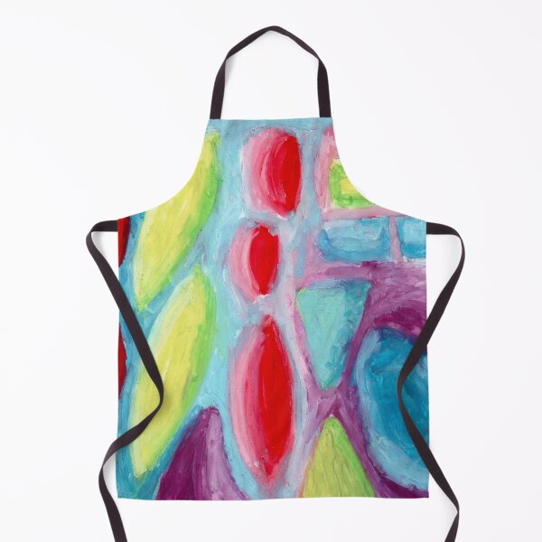 Item preview, Psychedelic Fruitopia - Abstract Oil Pastel Painting No 1 designed and sold by SterreStudio.