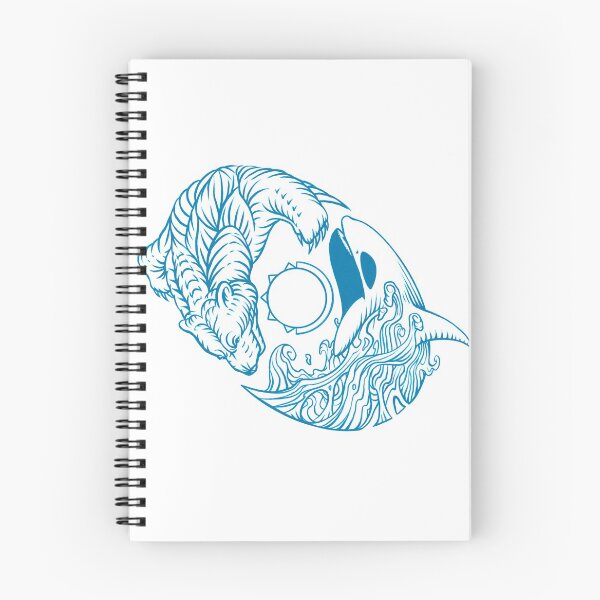 Item preview, Yin Yang Blue Orca and Bear designed and sold by Vancity Printees.