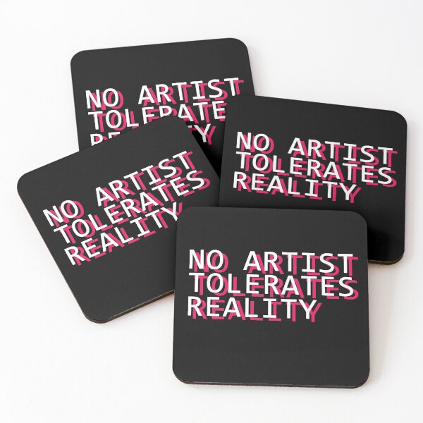 Item preview, No Artist Tolerates Reality Philosophy Quote Camus Nietzsche  designed and sold by sillyquestions.