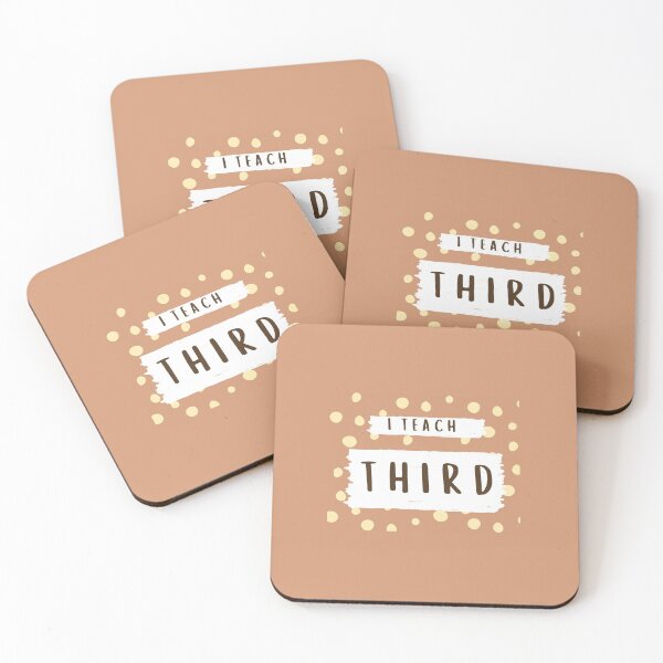 Item preview, I Teach Third Polka Dot designed and sold by gratefultiger.