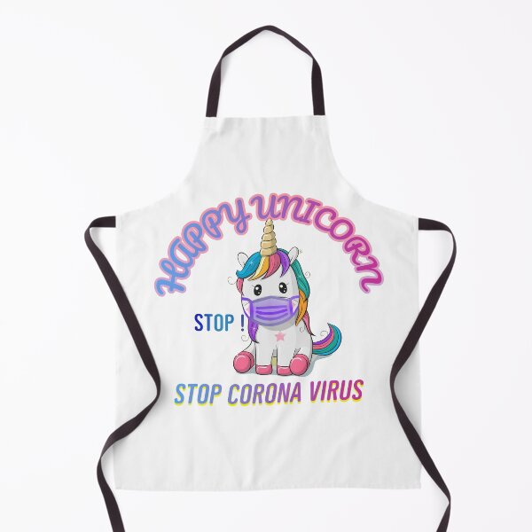 Item preview, HAPPY UNICORN STOP CORONAVIRUS designed and sold by PPEAKTH.