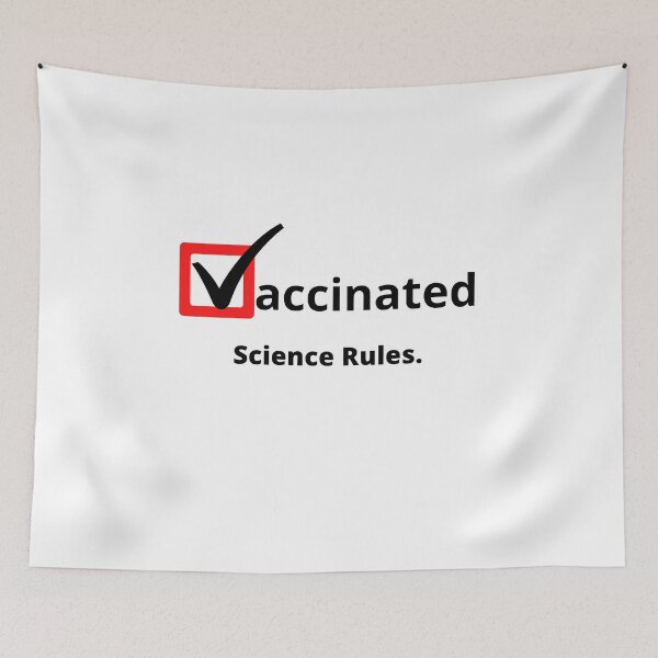 Item preview, Vaccinated Science Rules designed and sold by Voxarto.