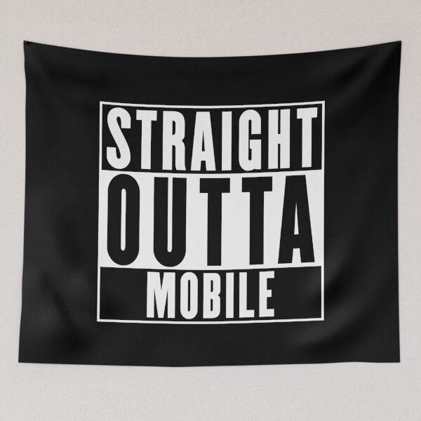 Aperçu de l'œuvre Straight Outta Mobile créée et vendue par RandomStuffShop.