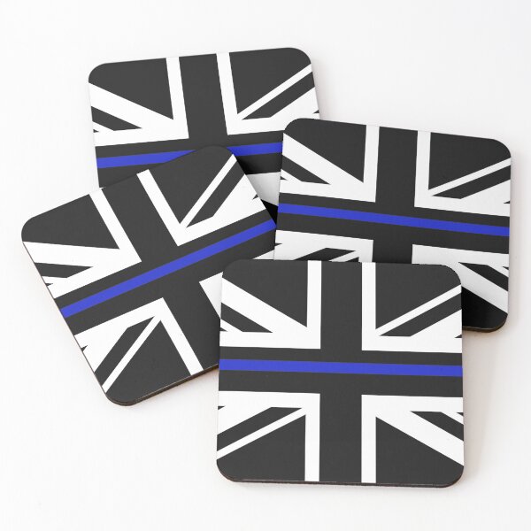 Item preview, Thin Blue Line UK Police Union Jack  designed and sold by GO-TSHIRTS.
