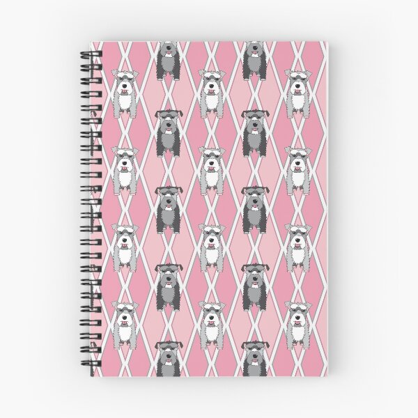 Item preview, Schnauzer Dogs No. 5 - Pink - Pink designed and sold by SterreStudio.