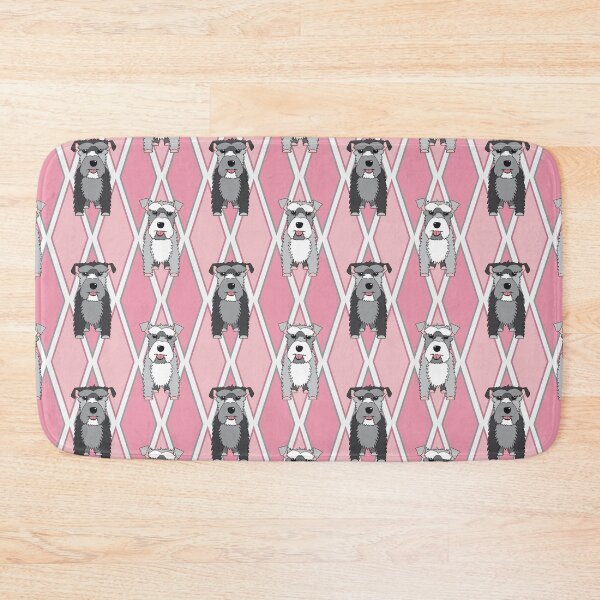 Item preview, Schnauzer Dogs No. 5 - Pink - Pink designed and sold by SterreStudio.