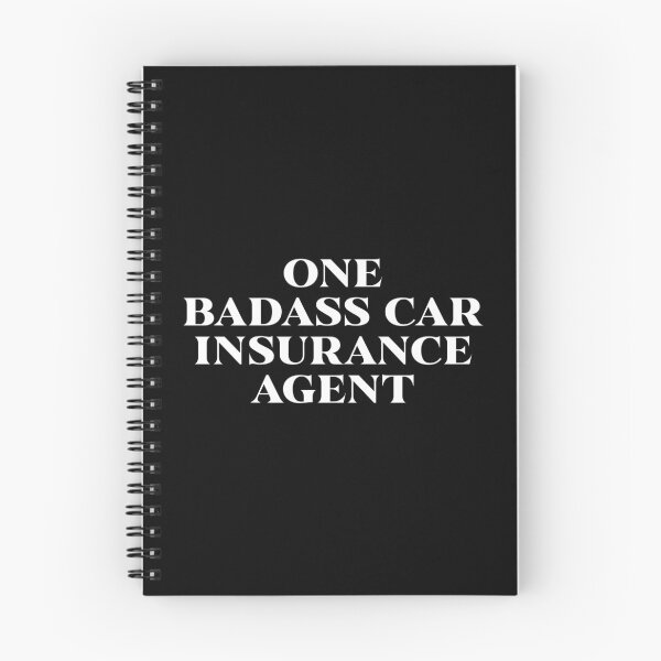 Item preview, One Baddass Car Insurance Agent - Funny Insurance  designed and sold by Alaadin Bendali Braham.
