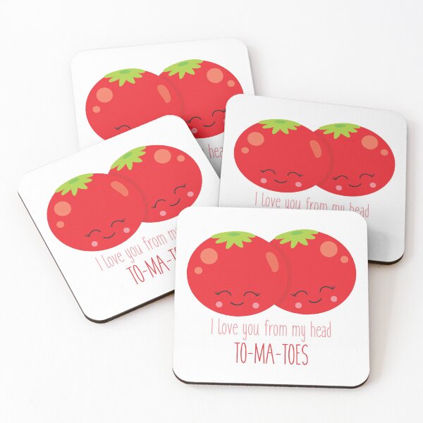 Item preview, I Love You From My Head Tomatoes designed and sold by TamGustam.