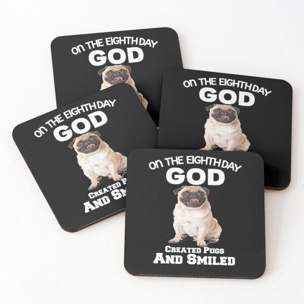Item preview, The day God created Pugs designed and sold by fantasticdesign.