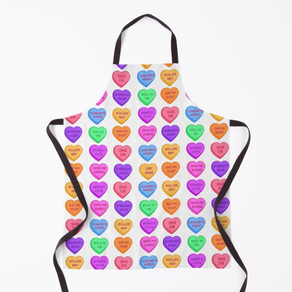Item preview, Roller Skater Conversation Heart Candy Valentines Day Pattern designed and sold by Hotanist.