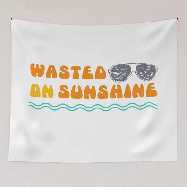 Item preview, Wasted on SUNSHINE High on LIFE 1970s Vic F is for Family designed and sold by JadedVintage.