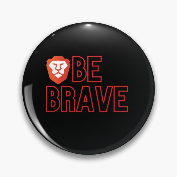 Item preview, Be brave with tiger symbol typography  designed and sold by vishkhatri.