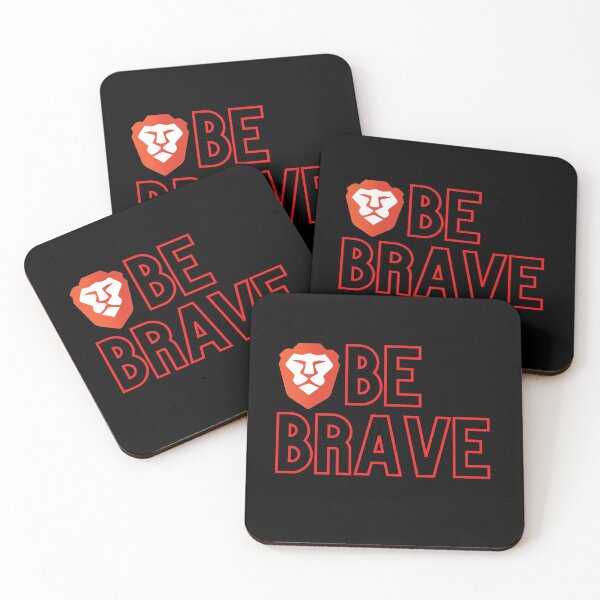 Item preview, Be brave with tiger symbol typography  designed and sold by vishkhatri.