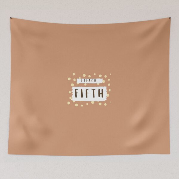 Item preview, I Teach Fifth Polka Dot designed and sold by gratefultiger.