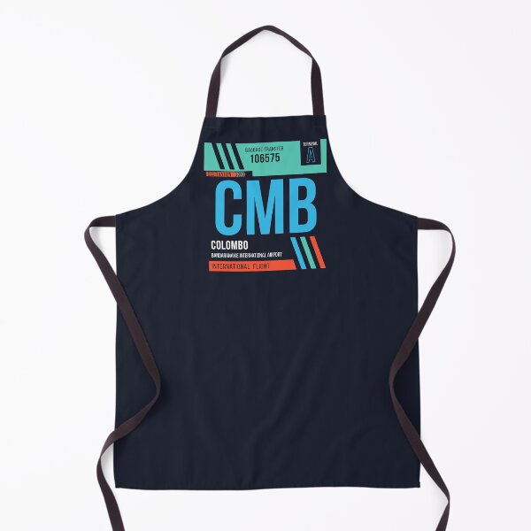 Item preview, Colombo (CMB) Airport Code Baggage Tag designed and sold by SLAG-Creative.