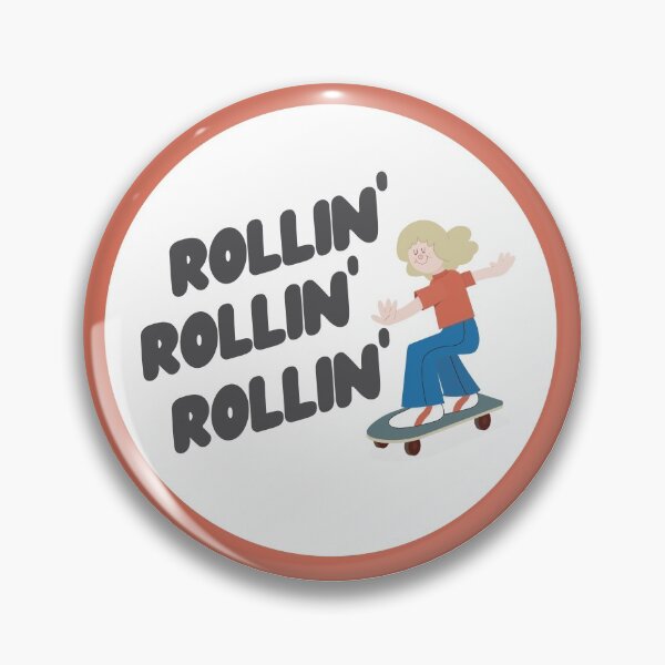 Item preview, Rollin' Rollin' Rollin' skate design designed and sold by brightside-shop.