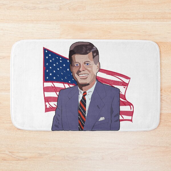 Item preview, Cartoon John F Kennedy Cartoon USA Illustration designed and sold by Mustard Prophet.