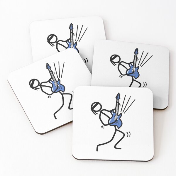 Item preview, Stickman / Playing electric guitar designed and sold by LotusCreations.