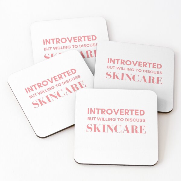 Item preview, Introverted but willing to discuss skincare designed and sold by Boricson.