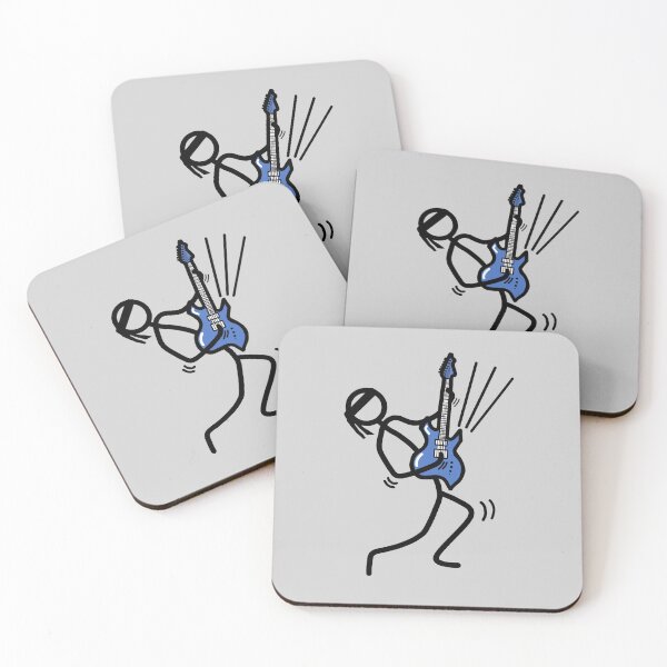 Item preview, Stickman / Playing electric guitar designed and sold by LotusCreations.