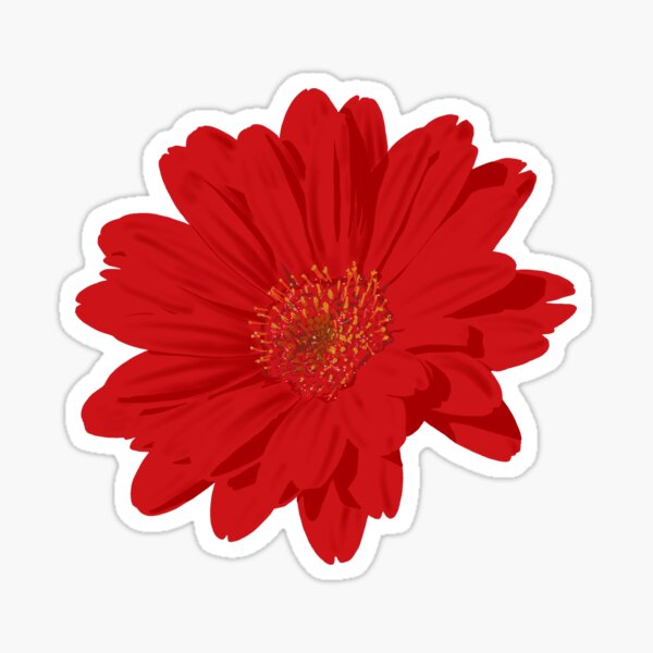 Pink Daisy Aesthetic Sticker