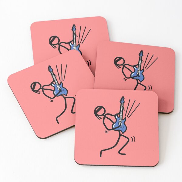 Item preview, Stickman / Playing electric guitar designed and sold by LotusCreations.