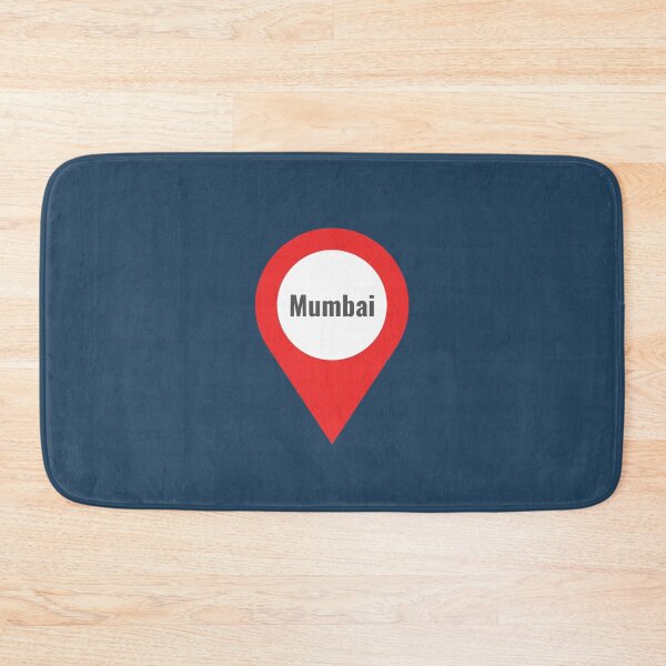 Item preview, Mumbai - Location Tag (pink) designed and sold by CityCollection.