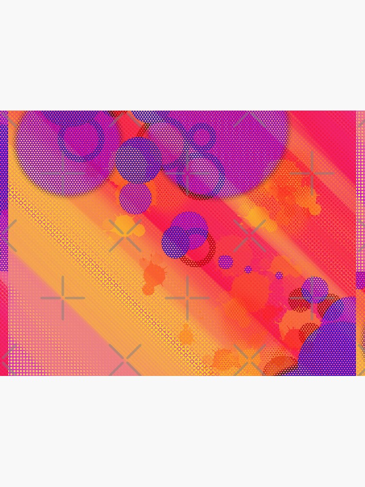 Purple Halftone Bubbles by that5280lady