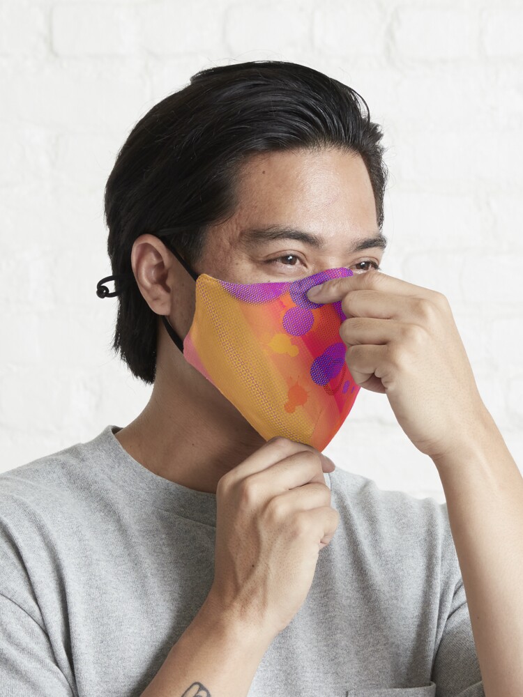 Alternate view of Purple Halftone Bubbles Mask